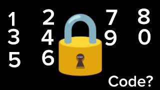 Code 1 2 3 4 5 6 7 8 9 0