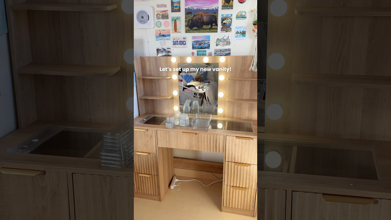 Скоро на моём канале появится длинное видео об организации туалетного столика :)) 