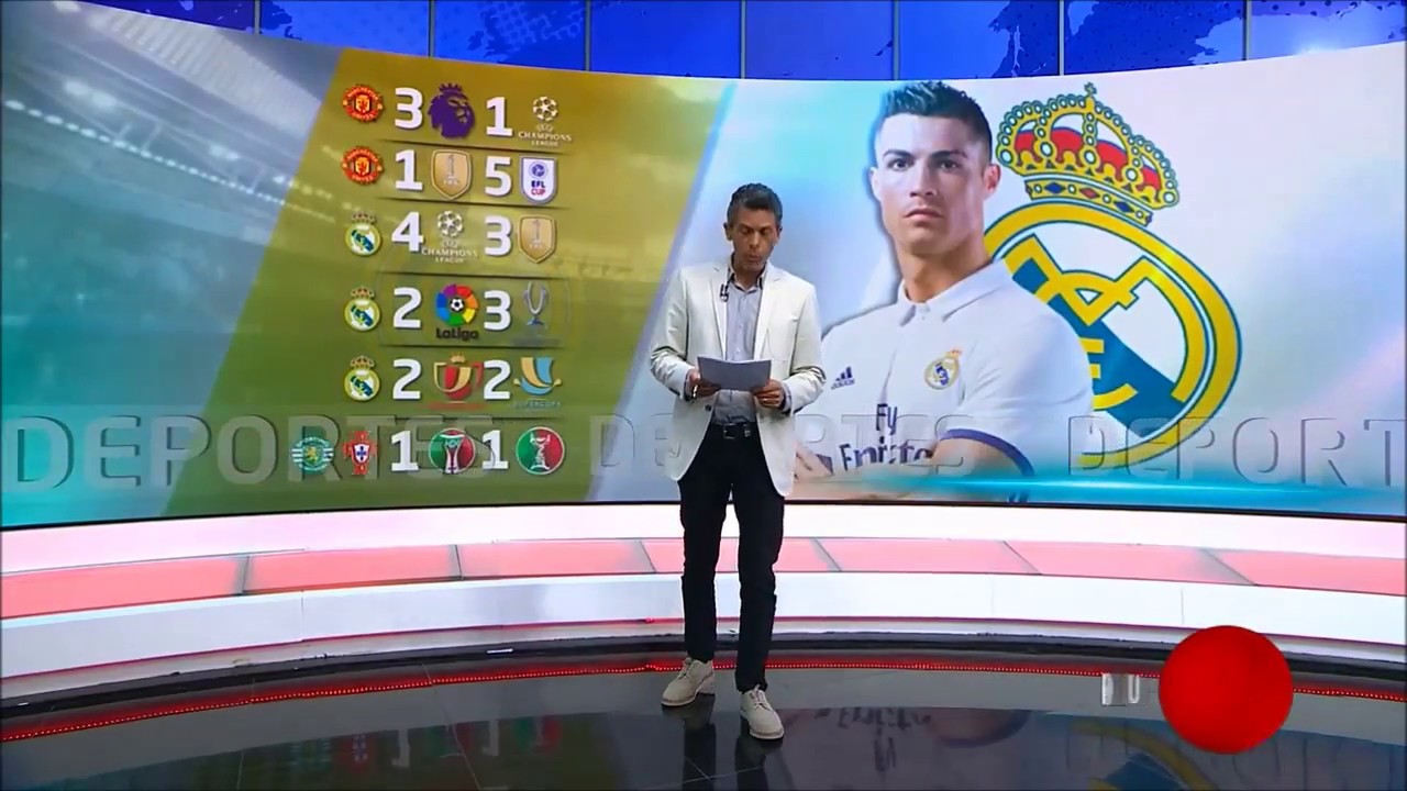 Los títulos de Cristiano Ronaldo durante su carrera - YouTube