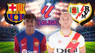 BARCELONA vs RAYO | Jornada 37 | LaLiga Española (EA Sports) | Pronóstico en FC 24