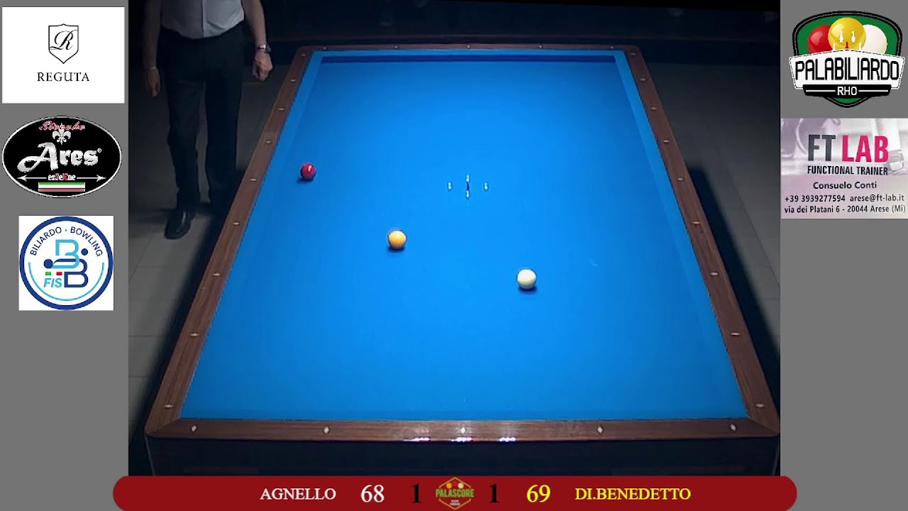 FINALI GARA 2/3 Cat - FINALISSIMA - 26 Luglio 2026 - Biliardo 12 - DI BENEDETTO VS AGNELLO