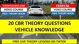 Vehicle knowledge - Theory exam in the Netherlands - 20 CBR questions, answers, and explanations screenshot 1