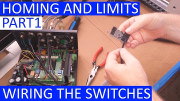 CNC Mach3 | Homing and Limits Part1 | Wiring It Up