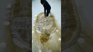 Flood damaged carpet cleaning asmr carpetcleaning satisfying highwaistshorts