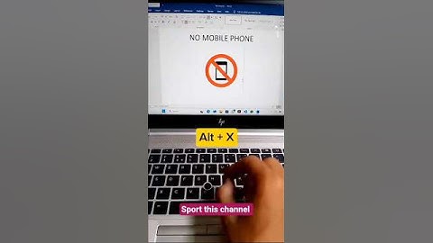No Mobile Phone 📵 Ms Word Symbol Shortcut Key Computer 🖥️ Shortcut Key #reels #computer #tech #trick
