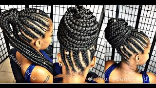 #171. DEFINITION BRAID BLOWOUT ;BRAIDED UPDO screenshot 3