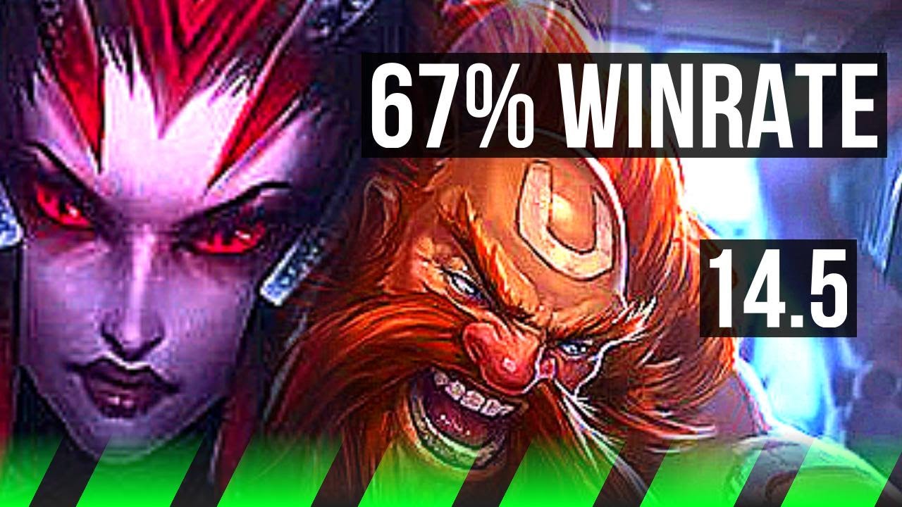 ELISE vs GRAGAS (JNG) | 7/1/7, 67% winrate, Dominating | EUW Grandmaster | 14.5