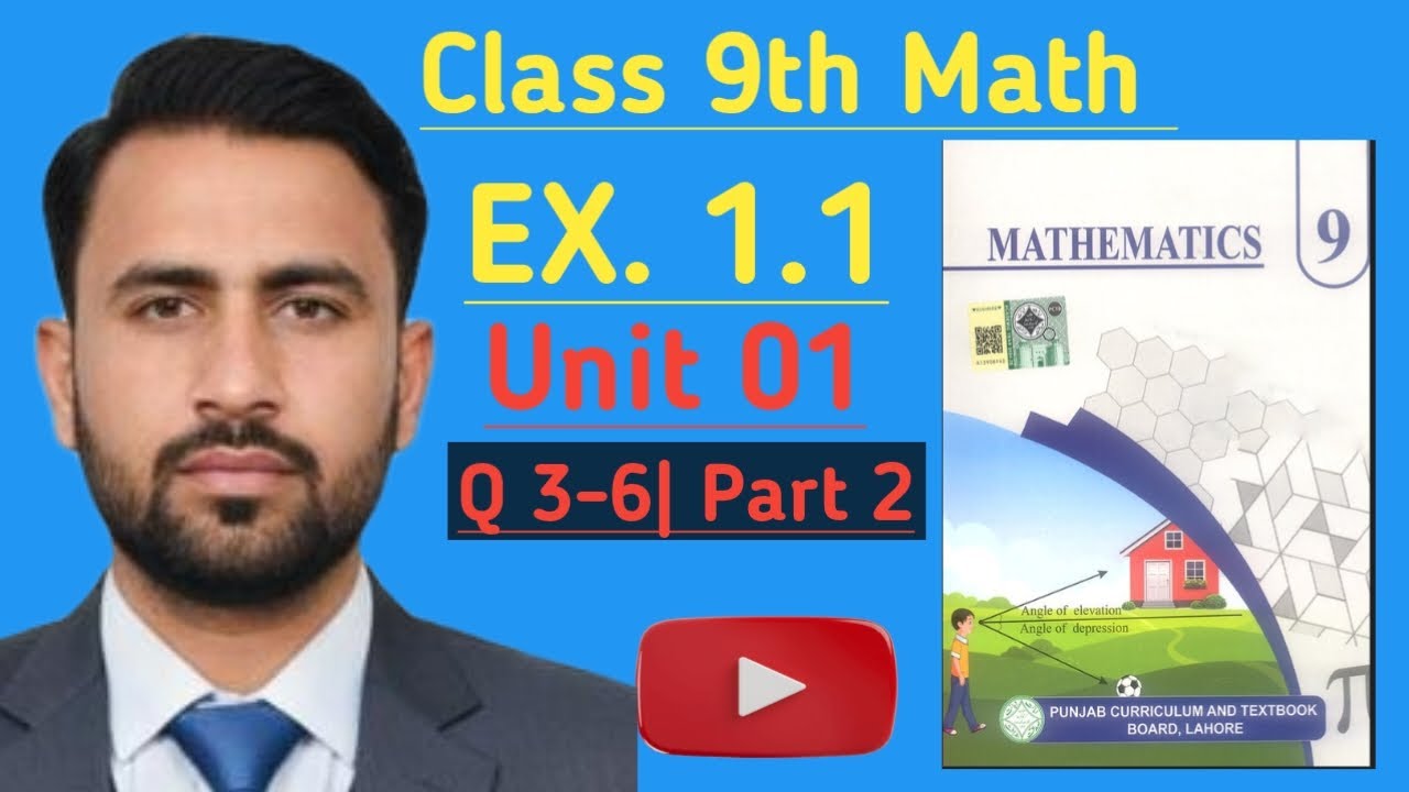 Class 9th Math New Book Math Exercise 1.1 Part 2 - YouTube