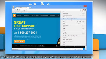 How to switch from Desktop mode to the Metro interface in Google™ Chrome on a Windows® 8 PC