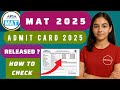 Aima Mat Admit Card 2025 How To Check Mat Admit Card 2025 Aima Mat Admit Card 2025 How To Check Mat Admit Card 2025