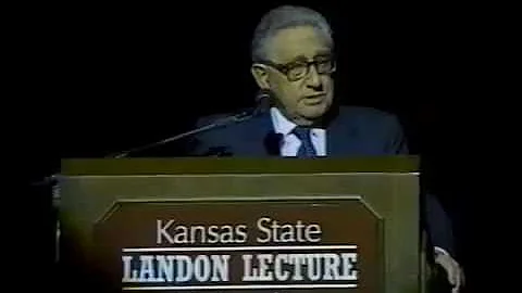 Landon Lecture | Henry Kissinger