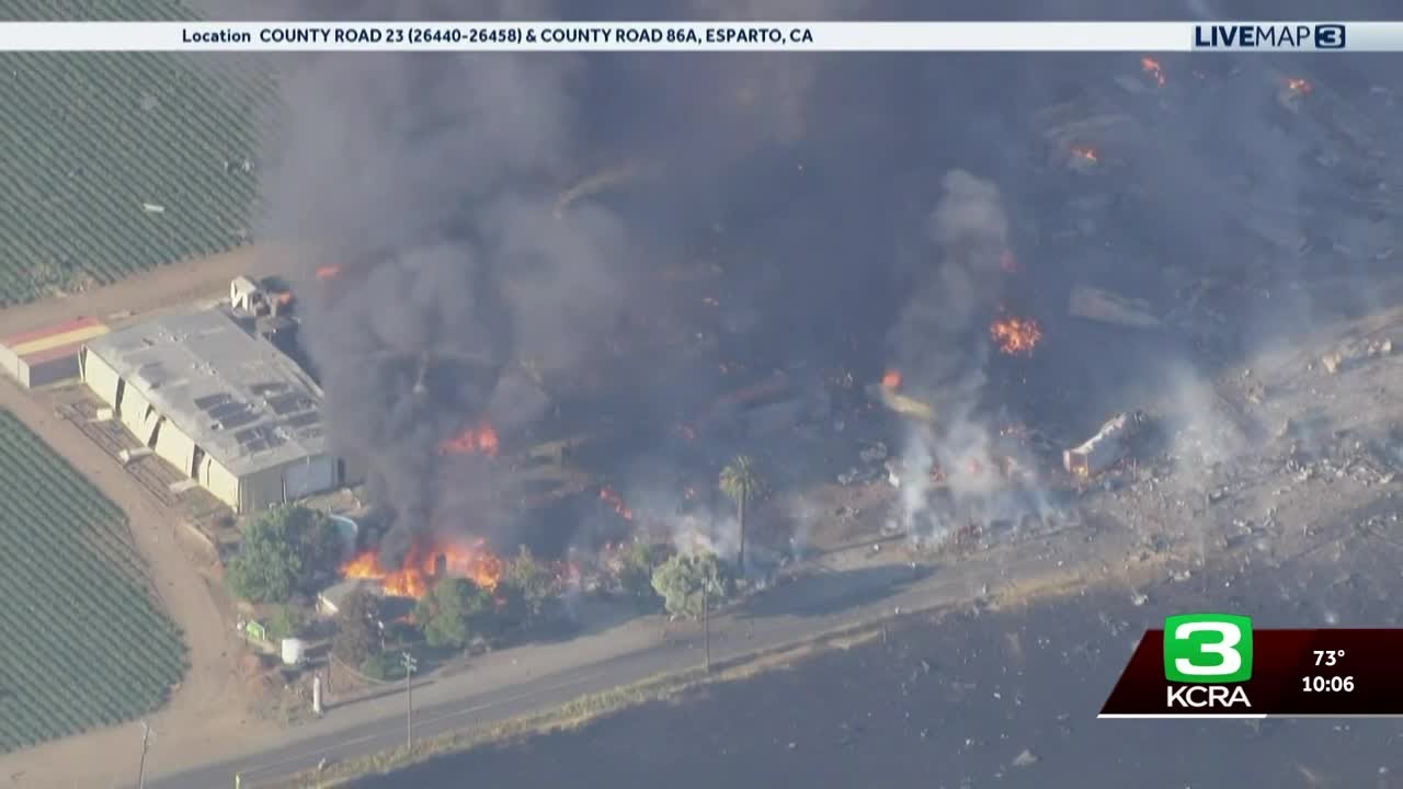 Esparto Fireworks Facility Explosions | Updates as of 10 p.m.