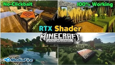 [ 1.19.73+ Support ] ❤️ RTX Shaders For Minecraft PE 1.19+ | Render Dragon Support