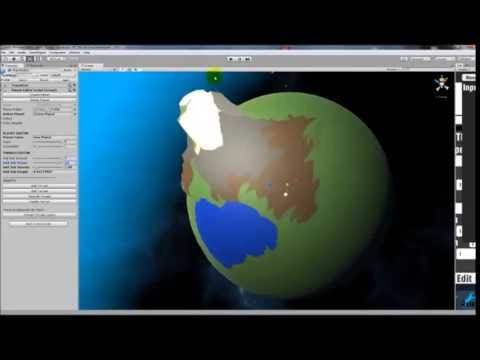 LowPoly Walkable Planet Generator