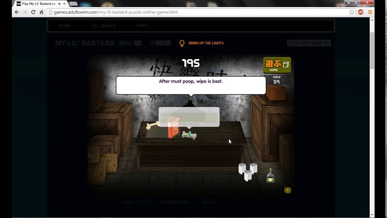 My lil' bastard (Adult Swim Games) #1