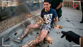 Taser Takedown Ignites Gas Station Chaos | Bodycam