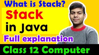 Stack Data Structure in Java | Class 12 Computer ISC 2024