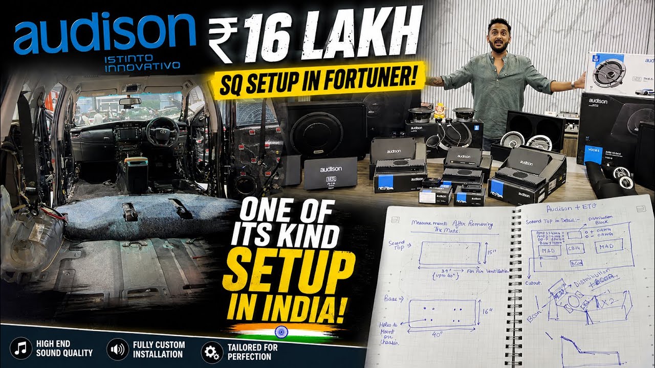 The Most Expensive Audio SQ Setup For My Fortuner | ExploreTheUnseen2.0
