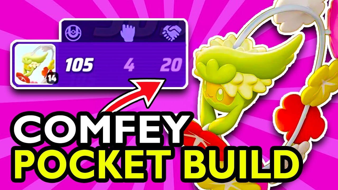 IS COMFEY THE BEST POCKET SUPPORTER? (Pokemon Unite Comfey Build) - YouTube