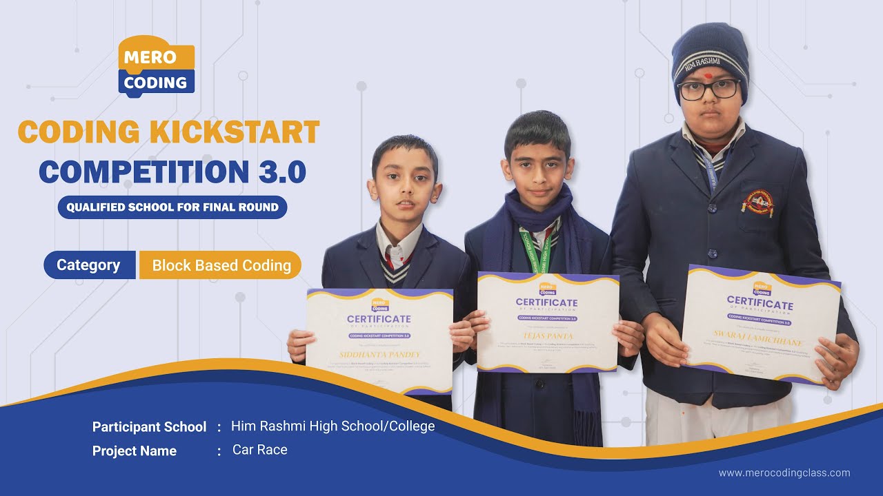 Mero Coding Class | Coding Kickstart 3.0 | Him Rashmi High School and ...
