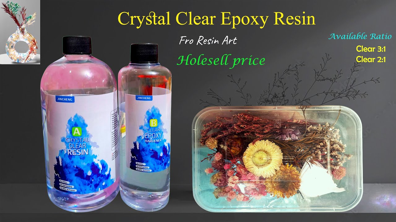 Epoxy Resin 3:1 & 2:1 Crystal Clear Resin best price in bangladesh for epoxy art and design