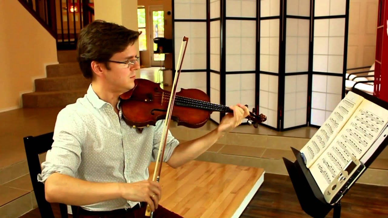 Schradieck #4, 60=Half note (Fast Example for Students) - YouTube