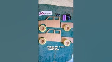 make rc car | Design and build a simple smart car | make arduino car