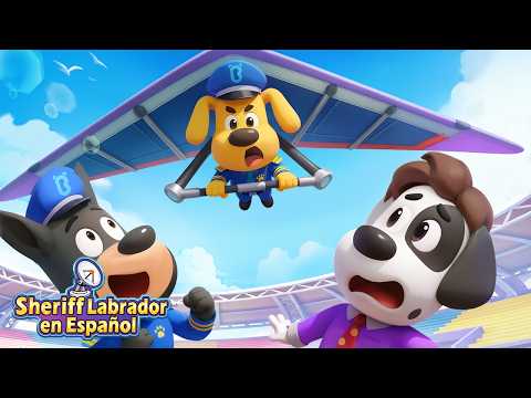 Sheriff del Cielo 🚨 La Patrulla de Seguridad🚔Dibujos Animados🔍Sheriff Labrador en Español