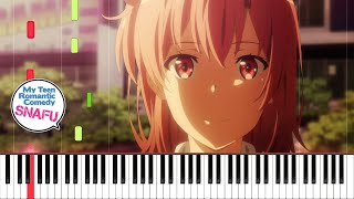 Download Lagu Hello Alone (OST ver.) - Oregairu ED Piano Cover | Sheet Music [4K] MP3
