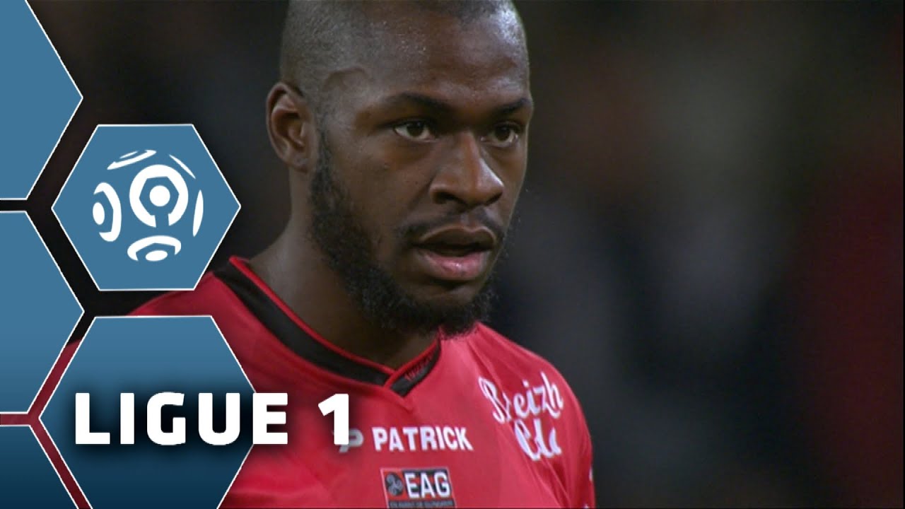 But Yannis SALIBUR (45' +3) / EA Guingamp - Stade de Reims (1-2) -  / 2015-16