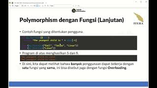 Polymorphism - Pemrograman Berorientasi Objek