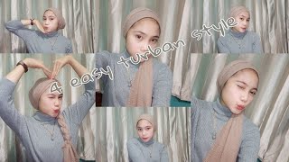 TUTORIAL HIJAB TURBAN || NANADMARDIANAD screenshot 4