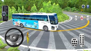 New Kia Express Bus Extreme Narrow Mountain Road Driving - 3D Driving Class 2025 - Android Gameplay screenshot 5