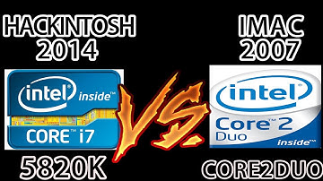 INTEL I7 5820K VS INTEL CORE 2 DUO / ADOBE RENDER TIME TEST