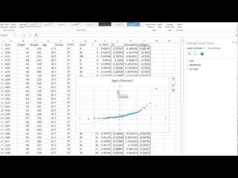 Normal Quantile (Q-Q) Plots In Excel Part 2