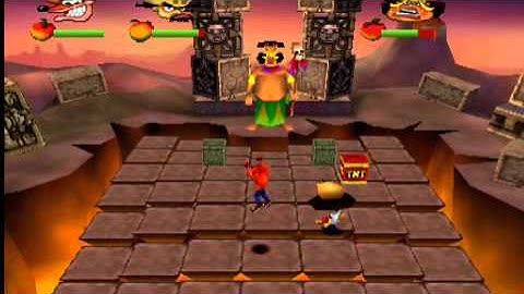 Crash Bash Hidden Cheat Menu Gameplay