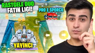 RASTGELE TAKIMA GELEN E-SPORCU İLE EŞLİ RANK KASTIM! PUBG Mobile