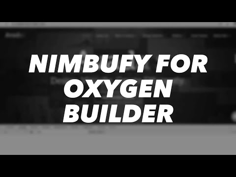 Nimbufy for oxygen