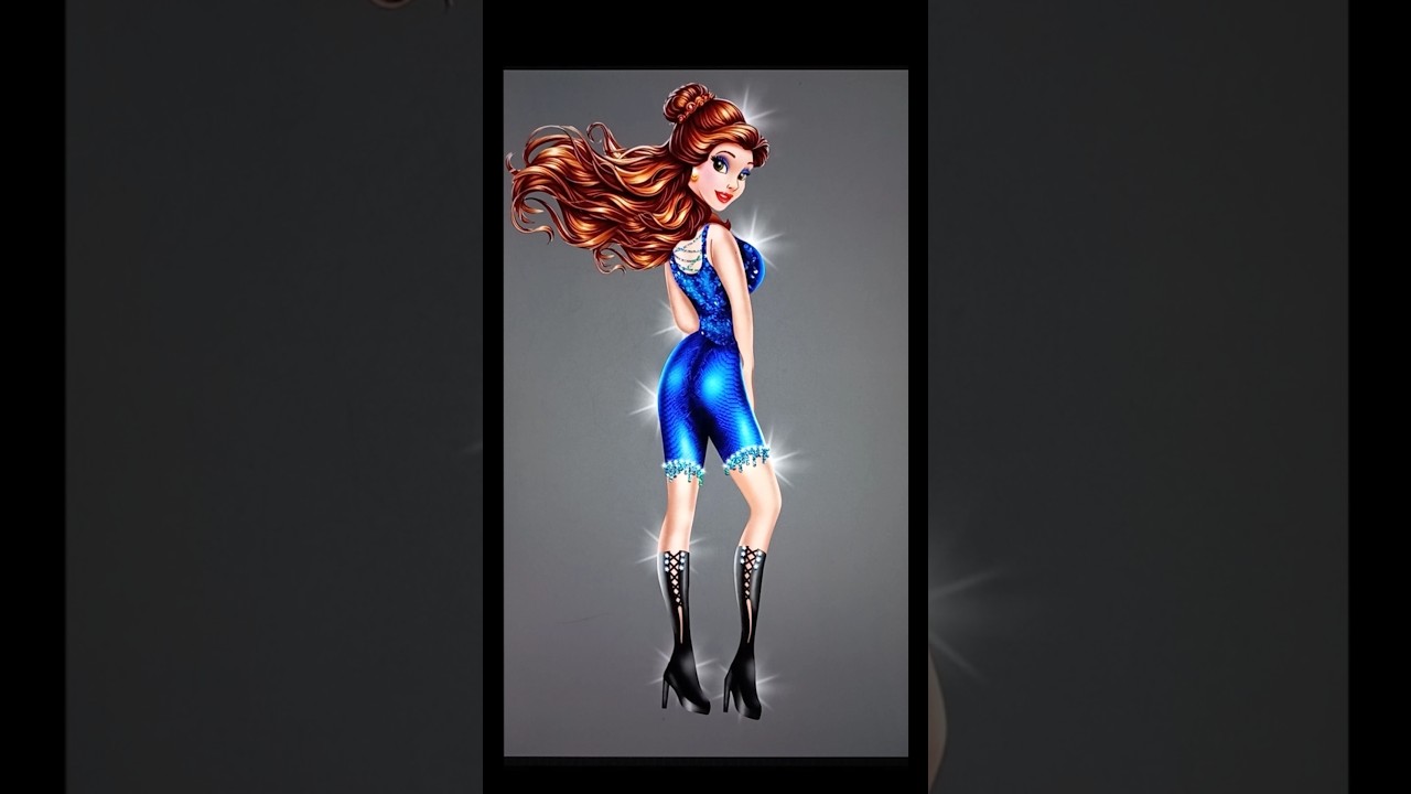 Princess Belle glow-up | Disney princess transformation 