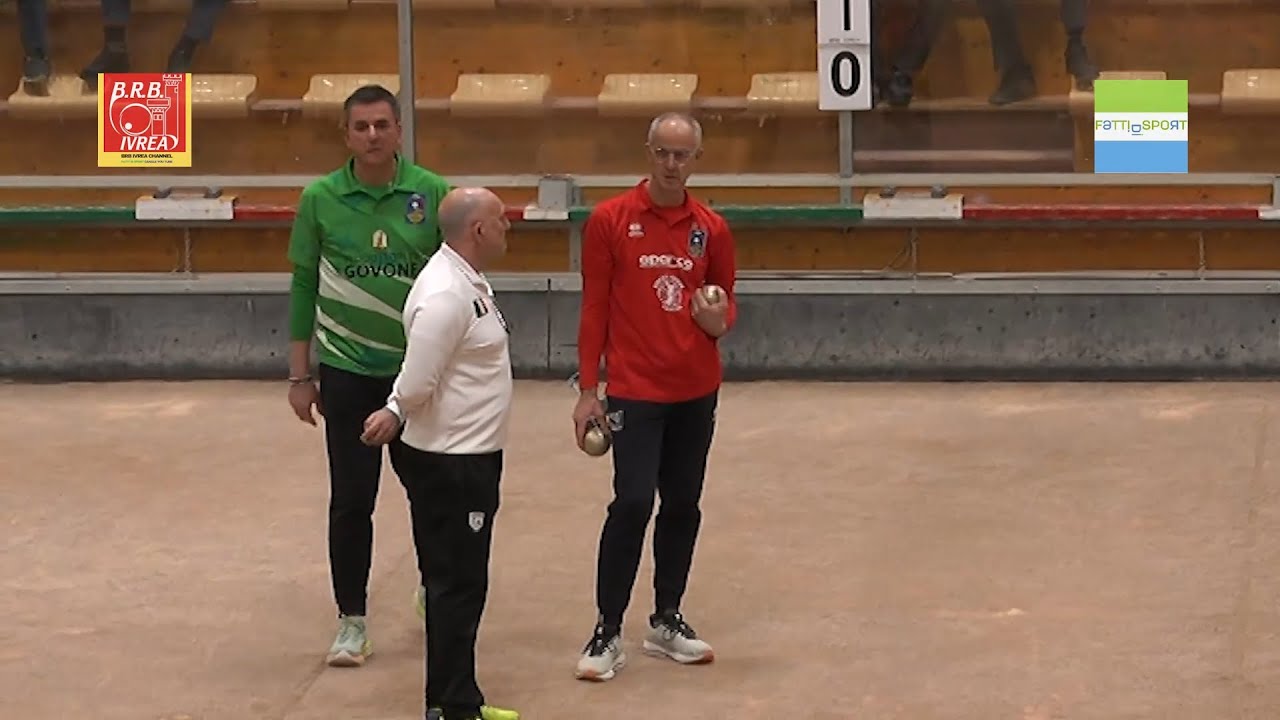 Bocce: Sintesi Gara BRB Ivrea - Mondovì Campionato Serie A 2025-2026 Maschile