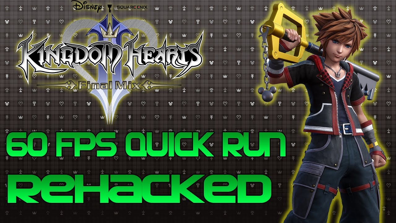 KH2FM - VladVidya's Quick Run 60FPS Code Rehacked for Crazycatz English Patch (Code in Description)
