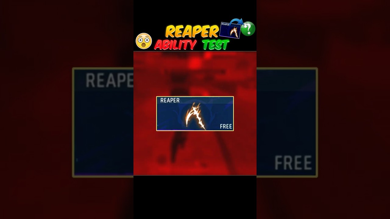 Reaper ability Use In Cs rank | Free Fire | Trouble Night event trick | 