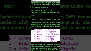 Coole CMD Tricks  - Hilfe cmd commandline