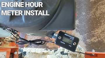 How to Install an Hour Meter for Small Engines