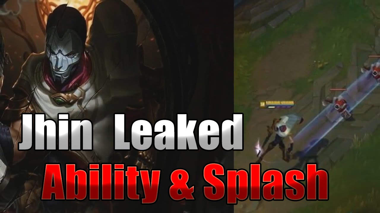 Jhin or Deadeye LEAKED Ability Preview and Splash Art - League of Legends