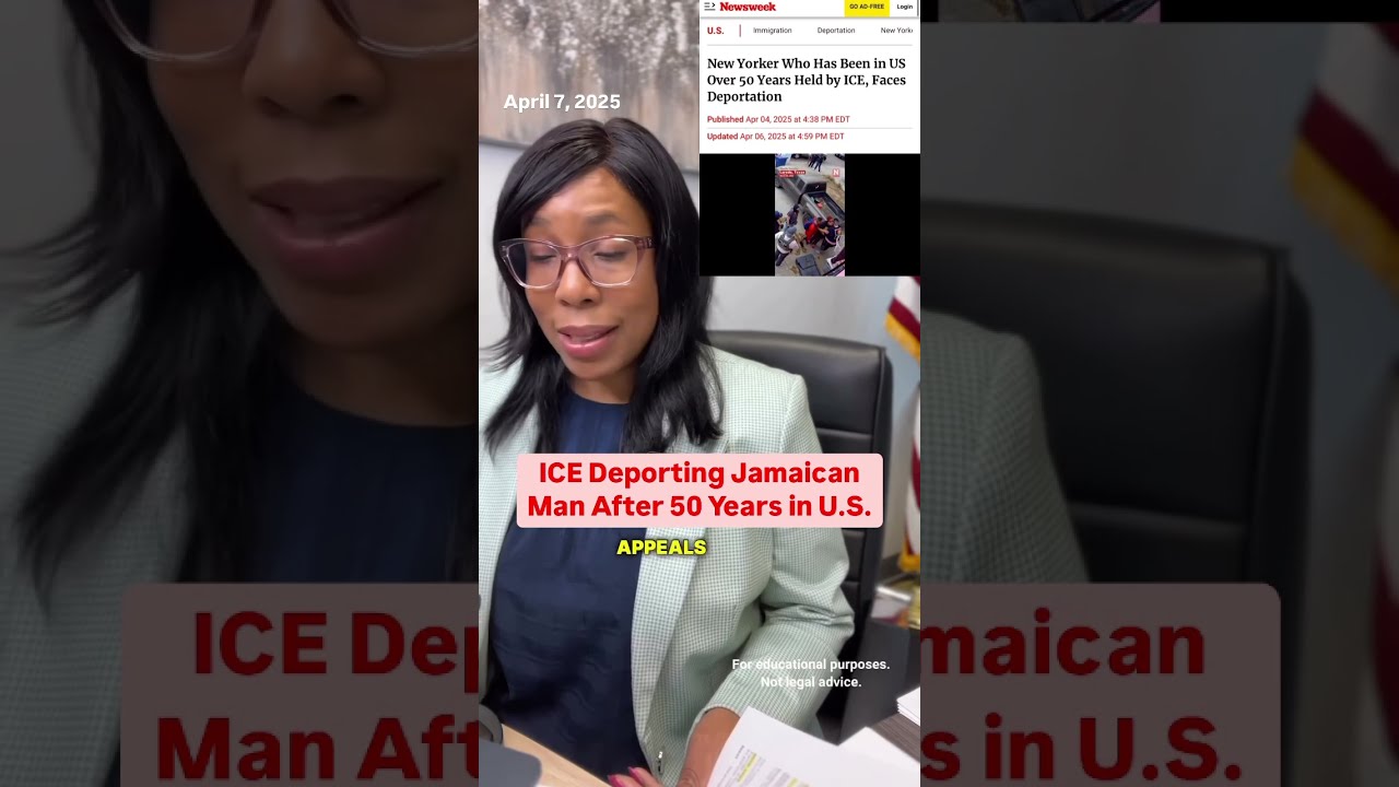 ICE Deporting Jamaican Man After 50 YEARS In U S 