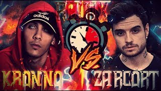 ZARCORT VS KRONNO | RAPEANDO MAS RAPIDO QUE... (REMIX) DJ STEVE