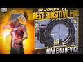 New Best Sensitivity For Poco X3 Pro And All Device For Pubg And Control Codes Bgmi | S1 JOKER YT