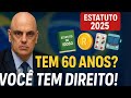 TEM MAIS DE 60 ANOS? ENTÃO TEM DIREITO A RECEBER ESSES 10 BENEFÍCIOS! ESTATUTO DOS IDOSOS 2025!
