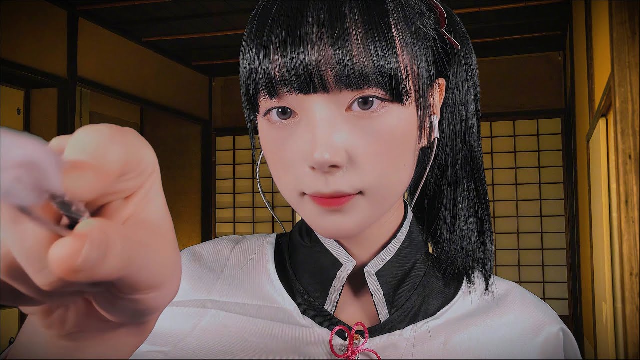 ASMR | 귀멸의 칼날 카나오의 귀마사지와 간호🌸